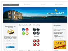 Tablet Screenshot of cosmotel.de